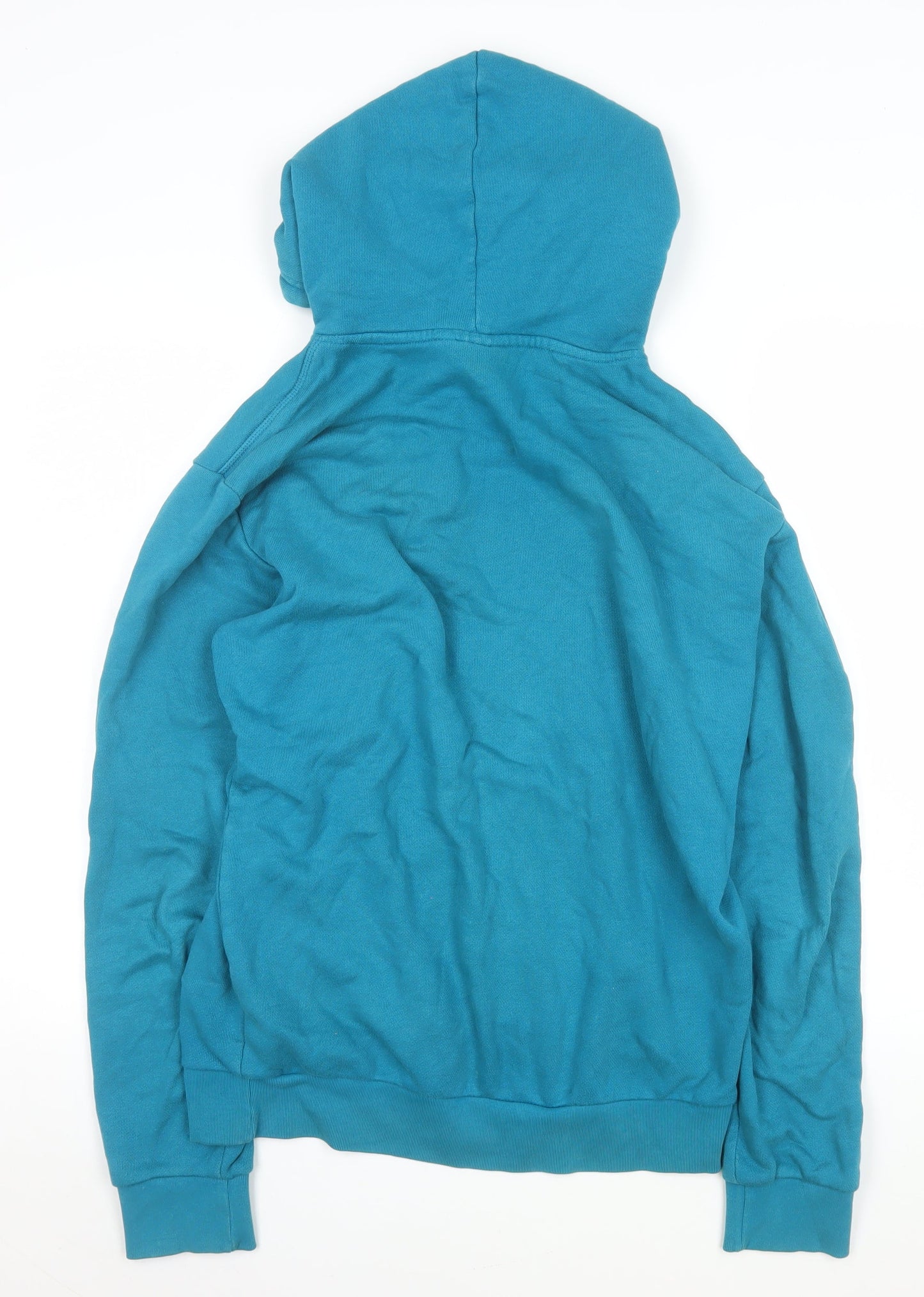 Adidas Men Blue Pullover Hoodie Medium Regular Fit Sportswear