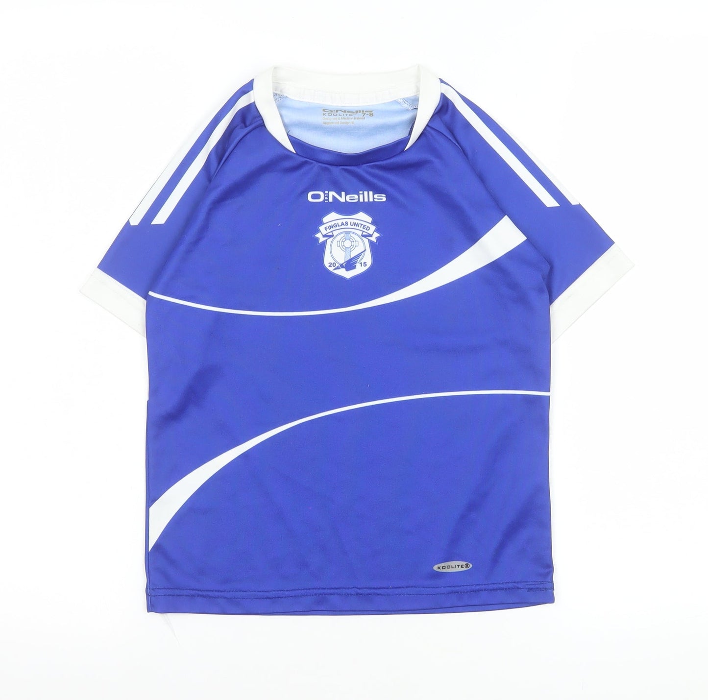 O'Neills Boys Blue 7-8 Years Football Training T-Shirt Jersey