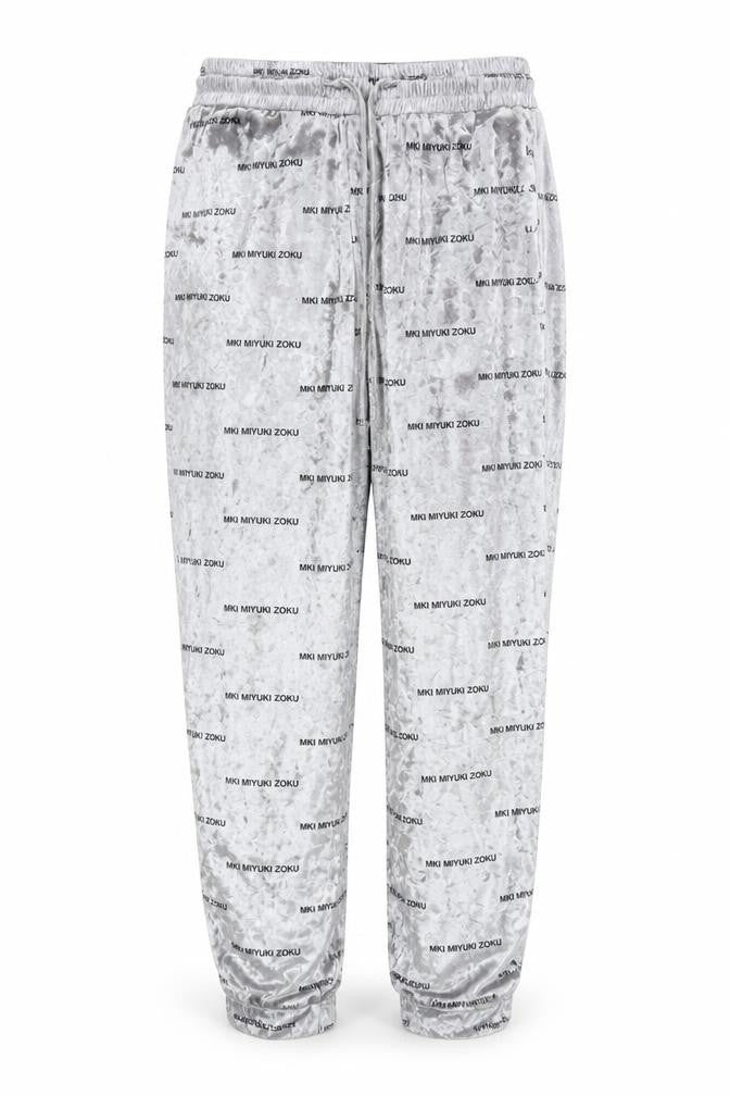 MKI Miyuki Zoku Grey Velour Jogger Sweatpants Women’s M