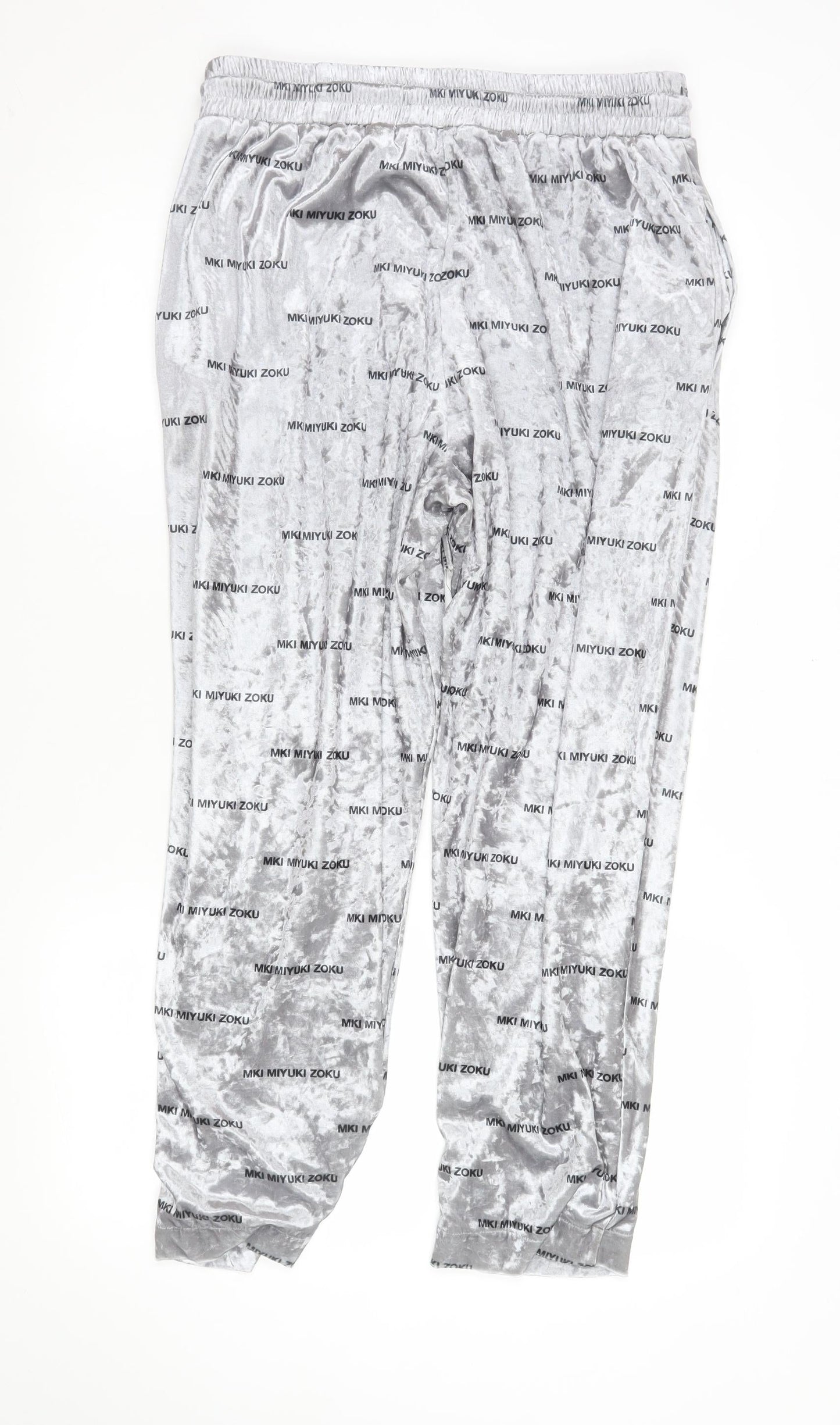 MKI Miyuki Zoku Grey Velour Jogger Sweatpants Women’s M
