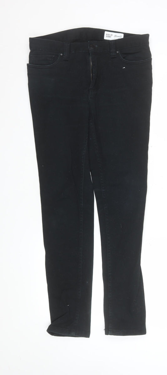 Denim Co Women Black Skinny Jeans W28 L30 Classic Fit