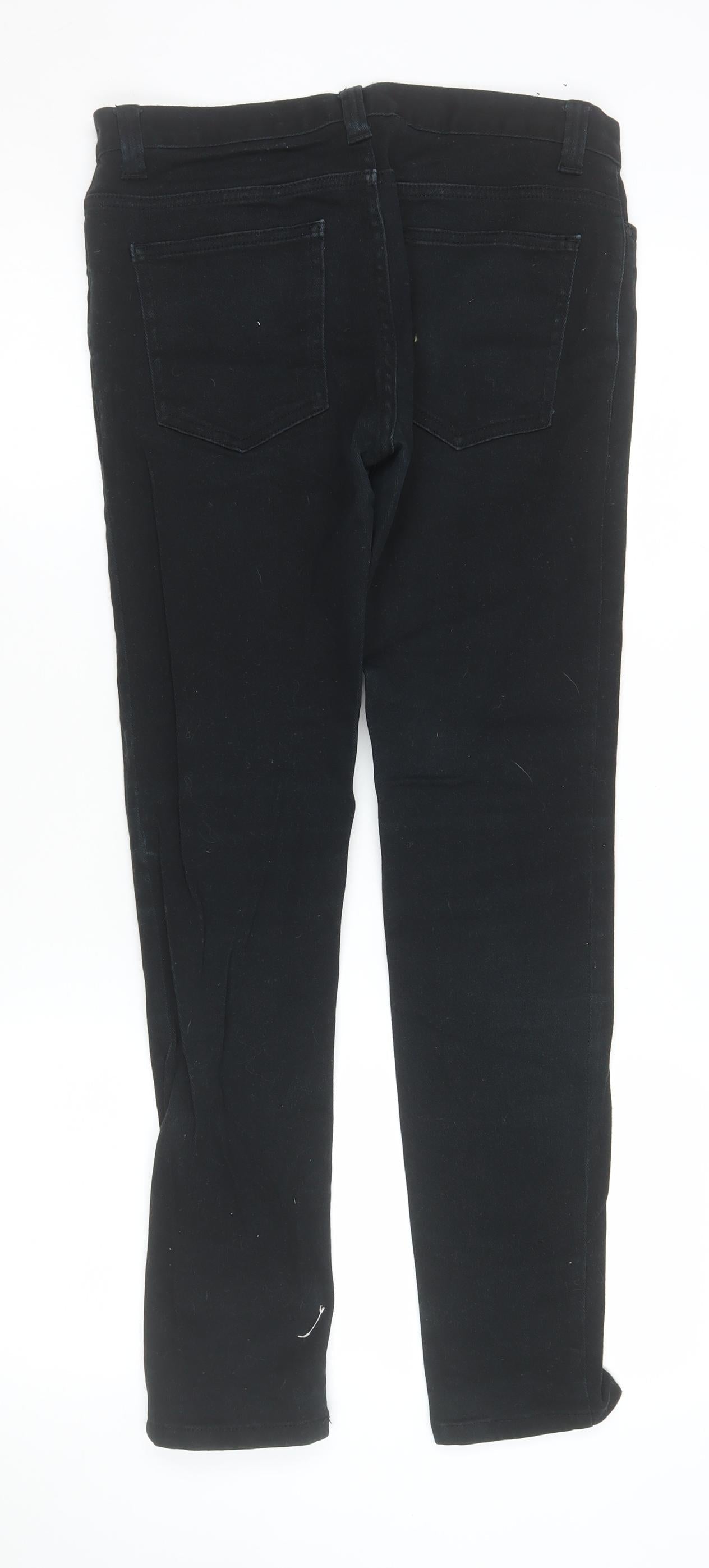 Denim Co Women Black Skinny Jeans W28 L30 Classic Fit
