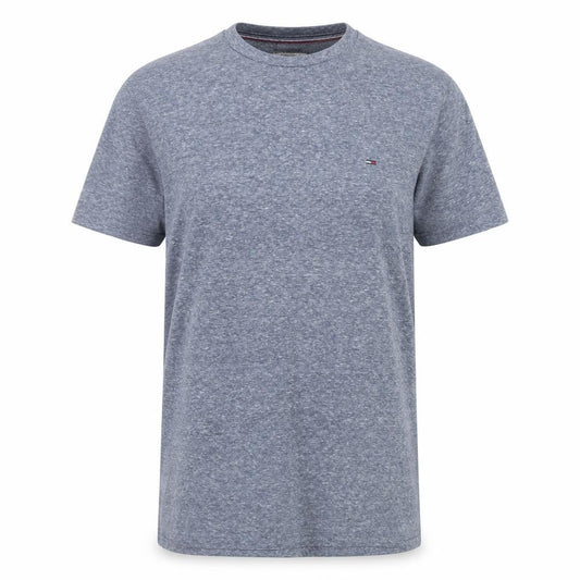 Tommy Womens Hilfiger Blue Crew Neck Short Sleeve T-Shirt Size L