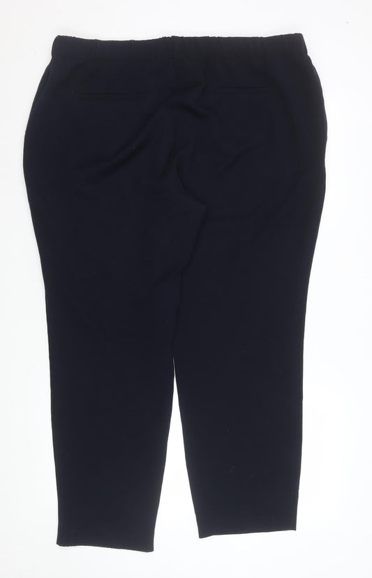 St. Bernard Women’s Black Straight Leg Trousers Size 18