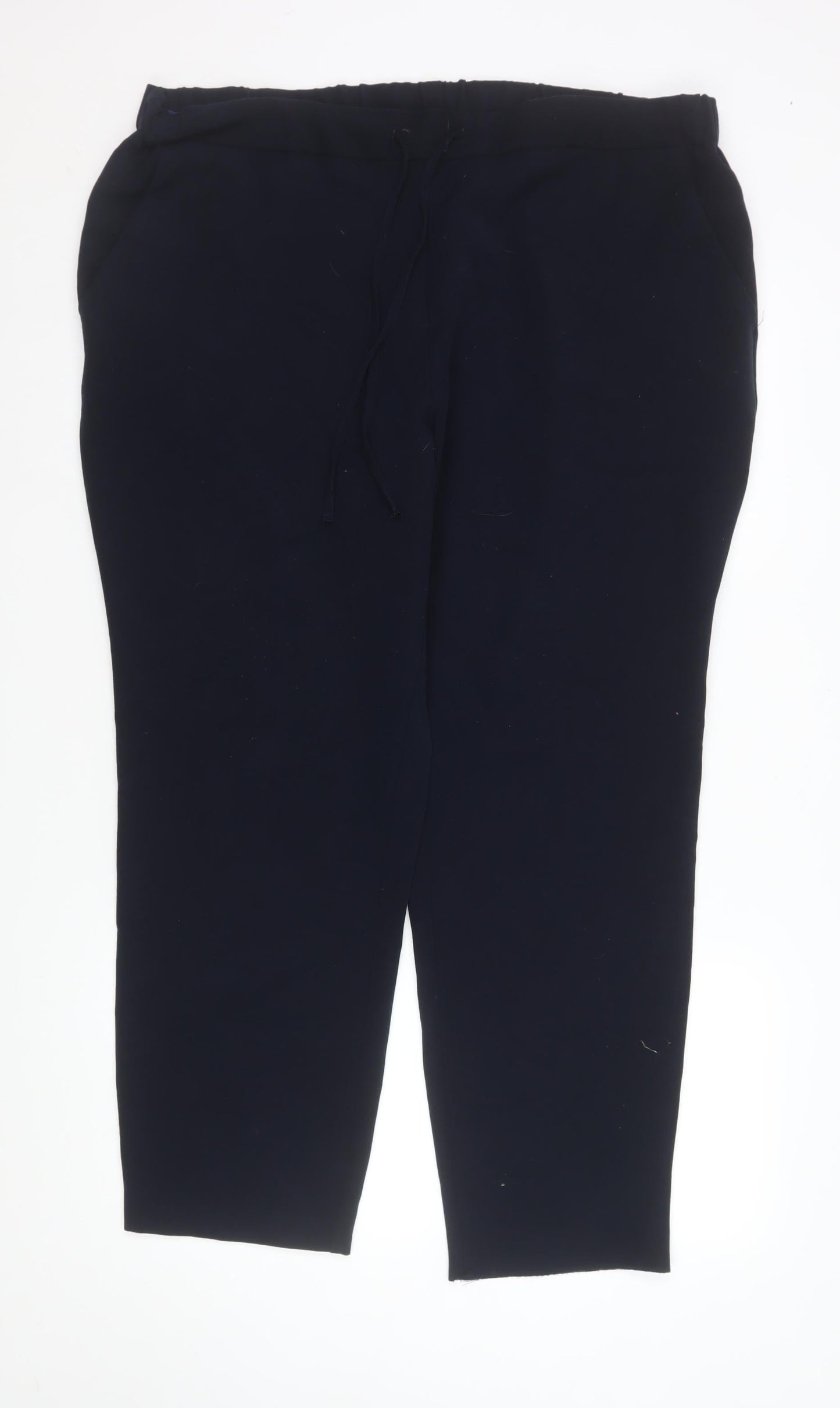 St. Bernard Women’s Black Straight Leg Trousers Size 18