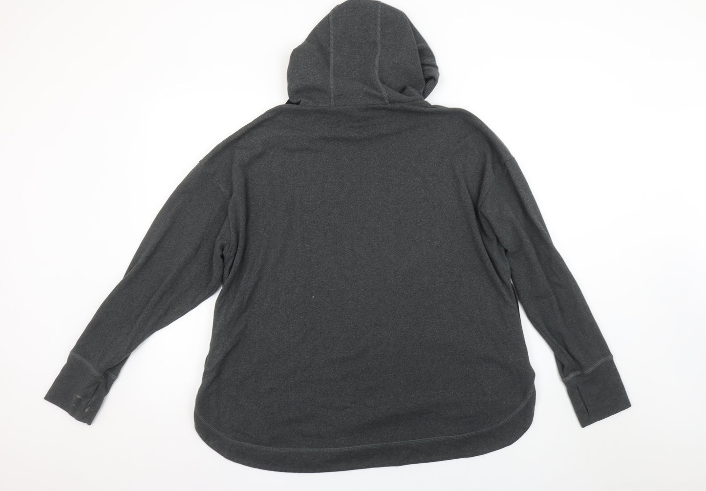Dunnes Stores Women’s Grey Pullover Hoodie Size L Polyester Blend