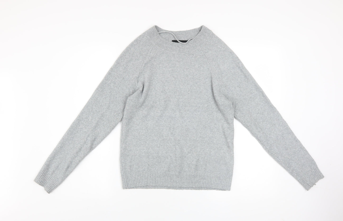 Vero Moda Women's Grey Crew Neck Knit Jumper Size S