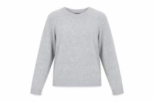 Vero Moda Women's Grey Crew Neck Knit Jumper Size S