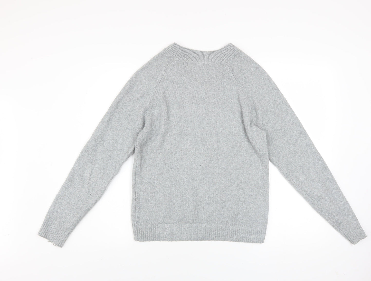 Vero Moda Women's Grey Crew Neck Knit Jumper Size S