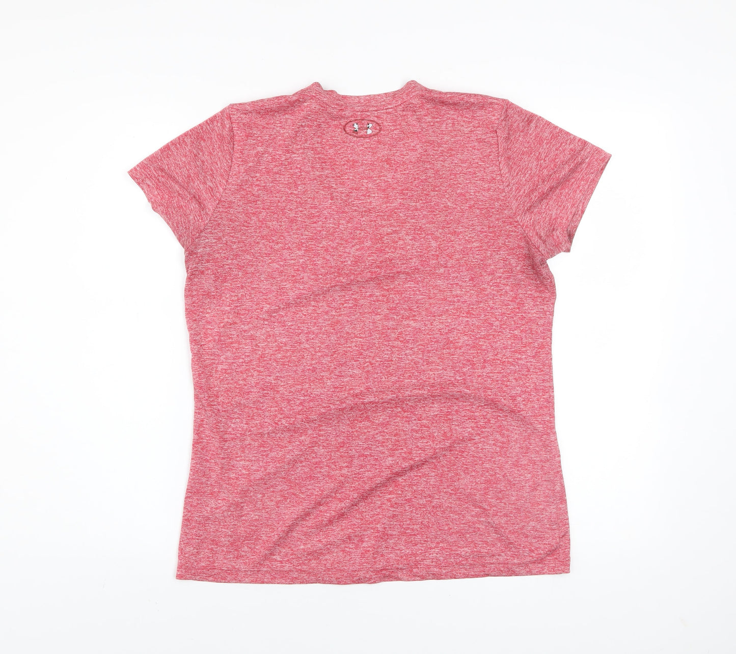 Under Armour Men Red V-Neck Short Sleeve Athletic T-Shirt M