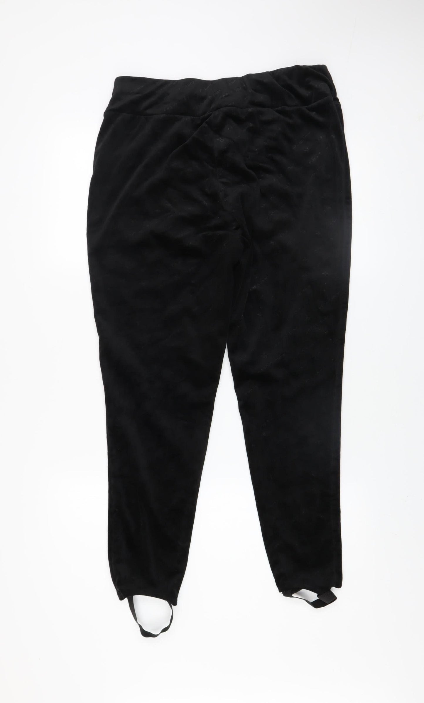 Cardio Bunny Women's Black Velour XL Stretch Leggings