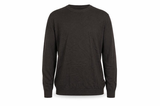 Selected Homme Men's Brown Cotton Crew Neck Jumper Size L