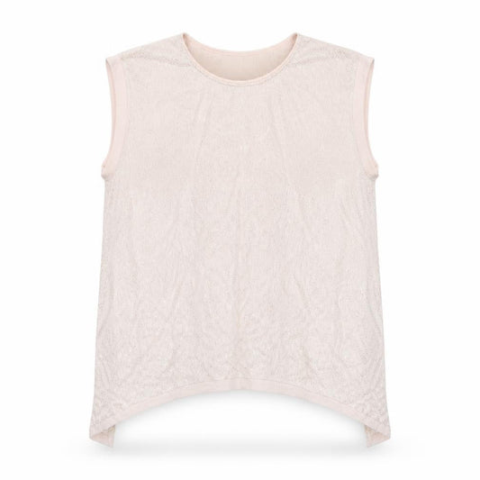 Zara Women Beige Sleeveless Basic Tank Top M