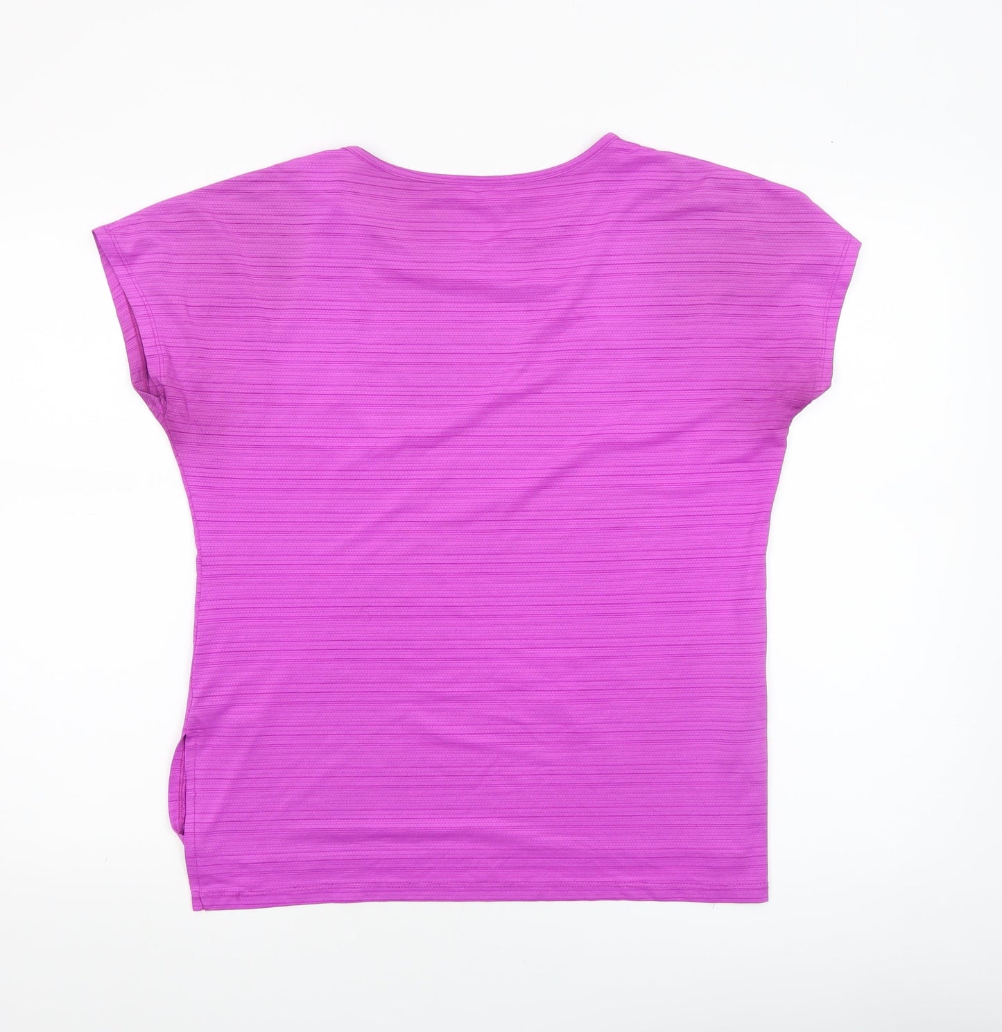 Dunnes Stores Womens Purple Short Sleeve Activewear Top Size 8