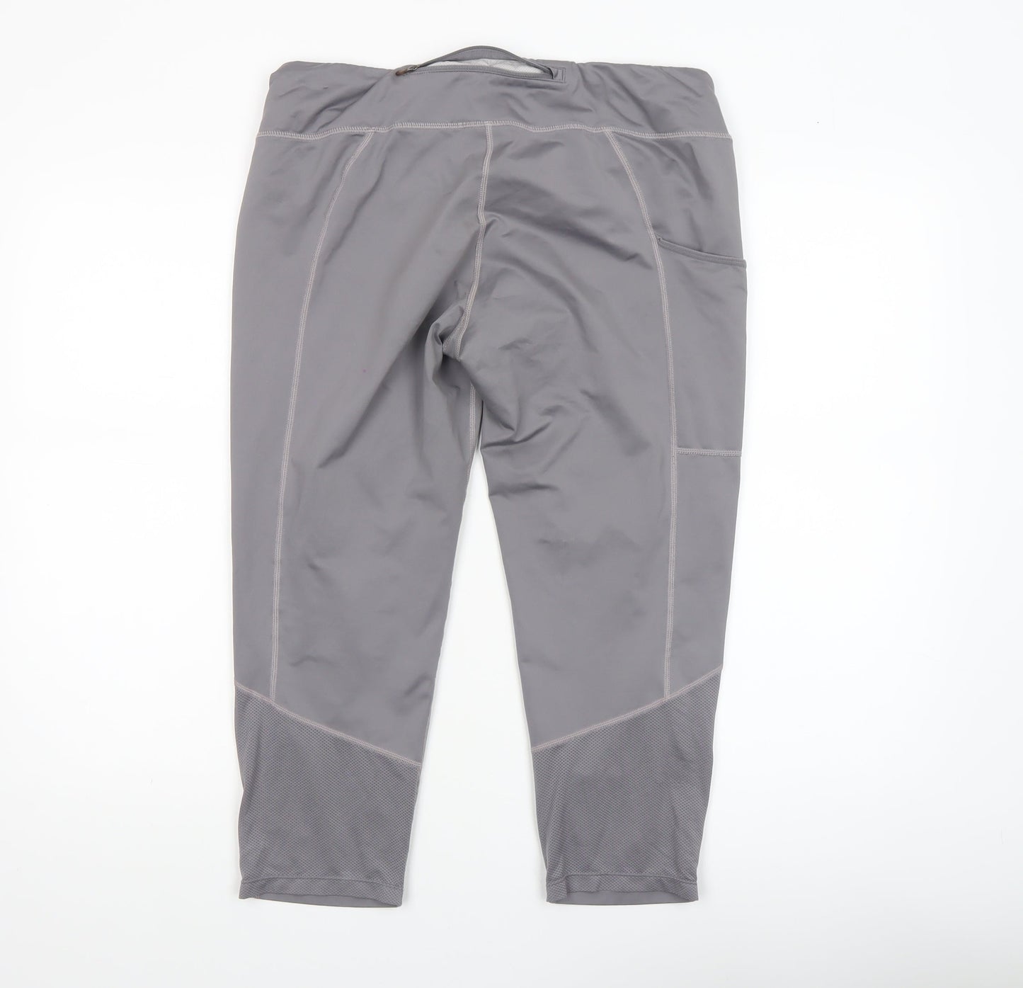 Nike Women's Grey Dri-Fit Capri Leggings XL Activewear