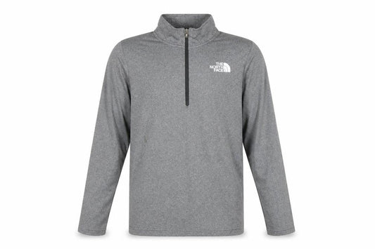 The North Face Boys Grey L 1/4 Zip Pullover Active Top