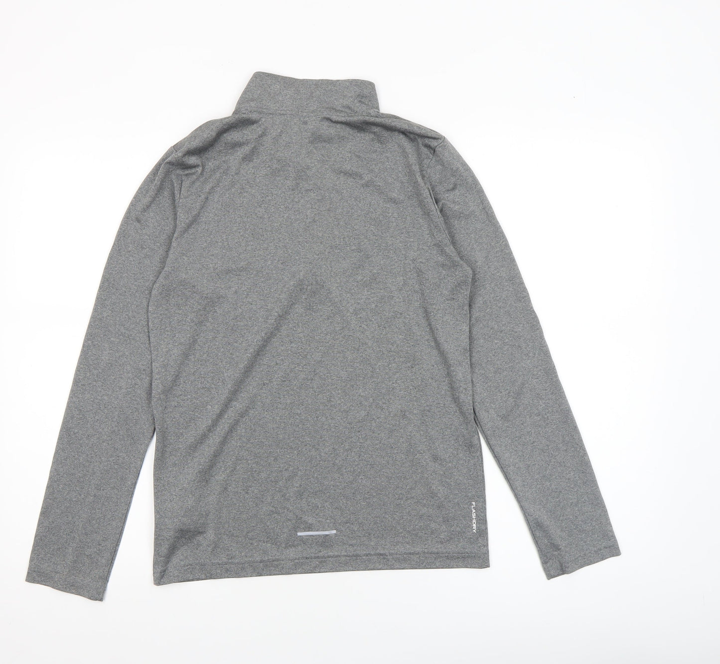 The North Face Boys Grey L 1/4 Zip Pullover Active Top