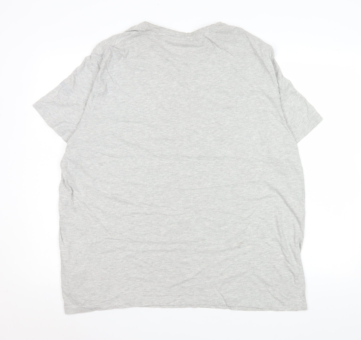 Regatta Men’s Grey 3XL Beach Graphic Cotton T-Shirt