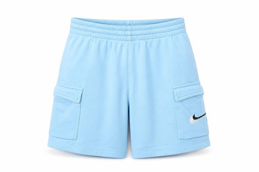 Nike Blue Cotton Cargo Shorts Teens L Stylish Sportswear