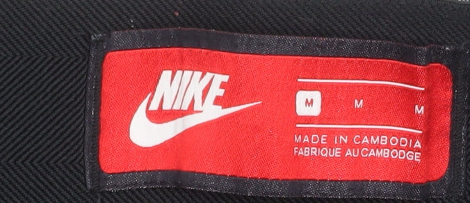 Nike Men's Grey Medium Jogger Sweatpants 66% Cotton 34% Polyester