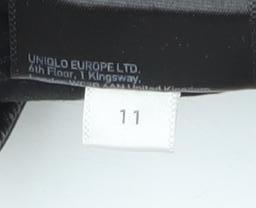 Uniqlo Women Black Skinny Jeans Size 10 Mid Rise Stretch Denim