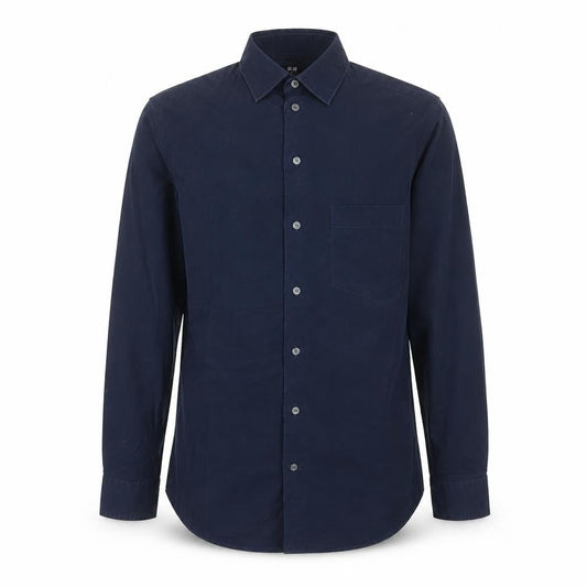 Uniqlo Men's Blue Slim Fit Long Sleeve Cotton Dress Shirt Size S