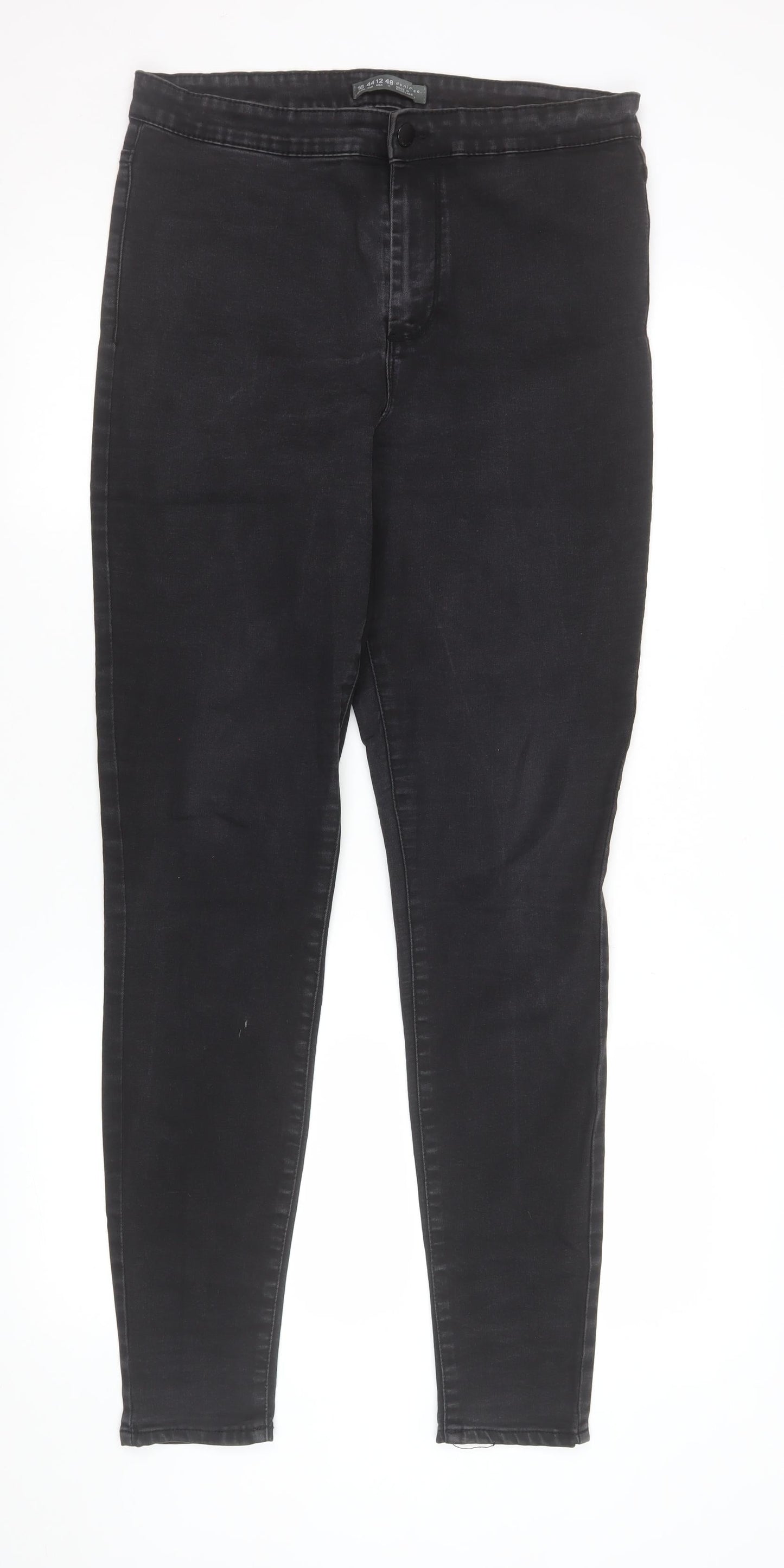 Denim Co. Women’s Black Skinny Jeans Size 16 Slim Fit 34in Leg