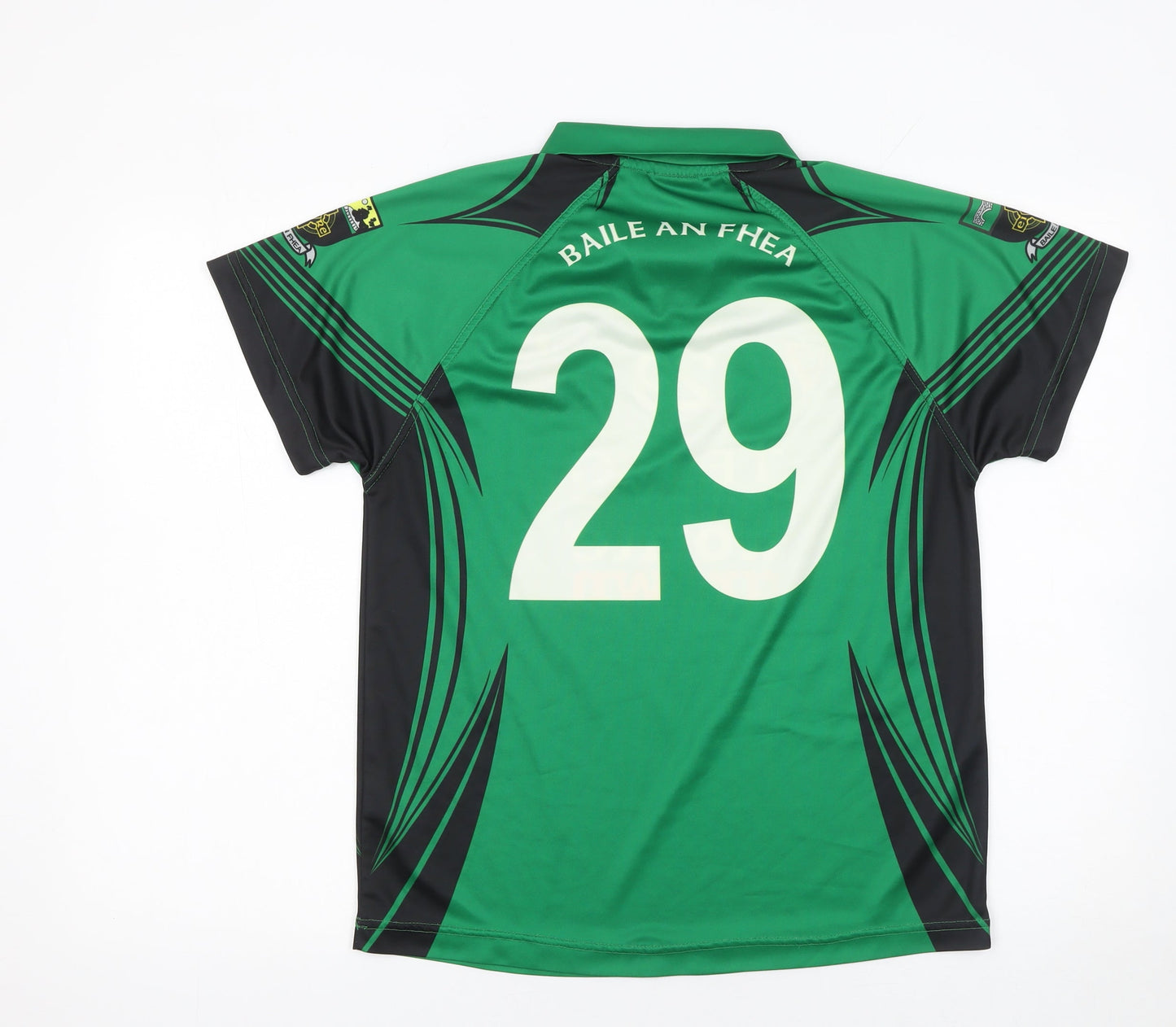 Masita Womens Green Collared Sports Jersey Size 14 Football Top
