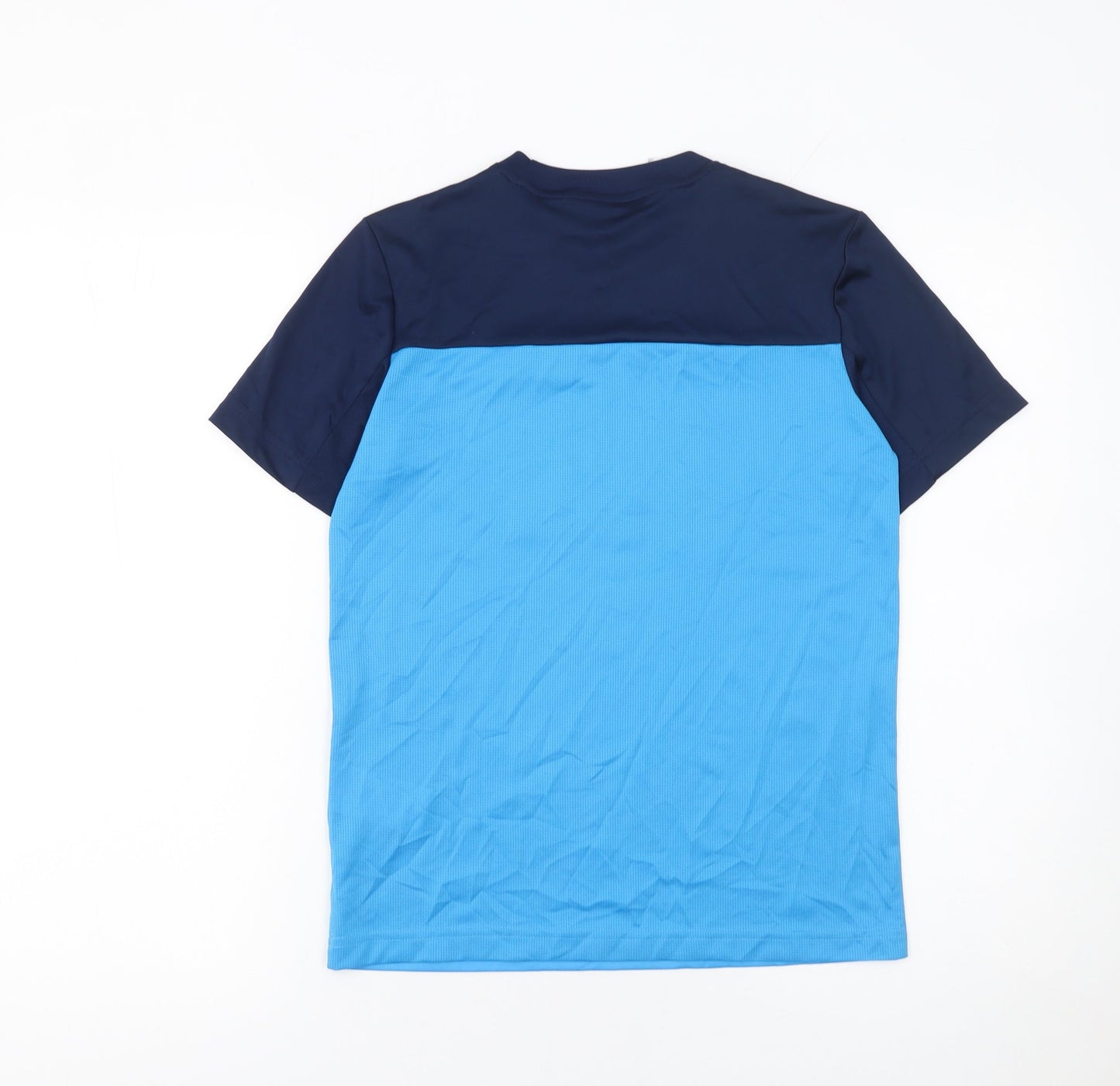 Adidas Boys Blue ClimaCool Sports T-Shirt 11-12 Years Short Sleeve Active Top