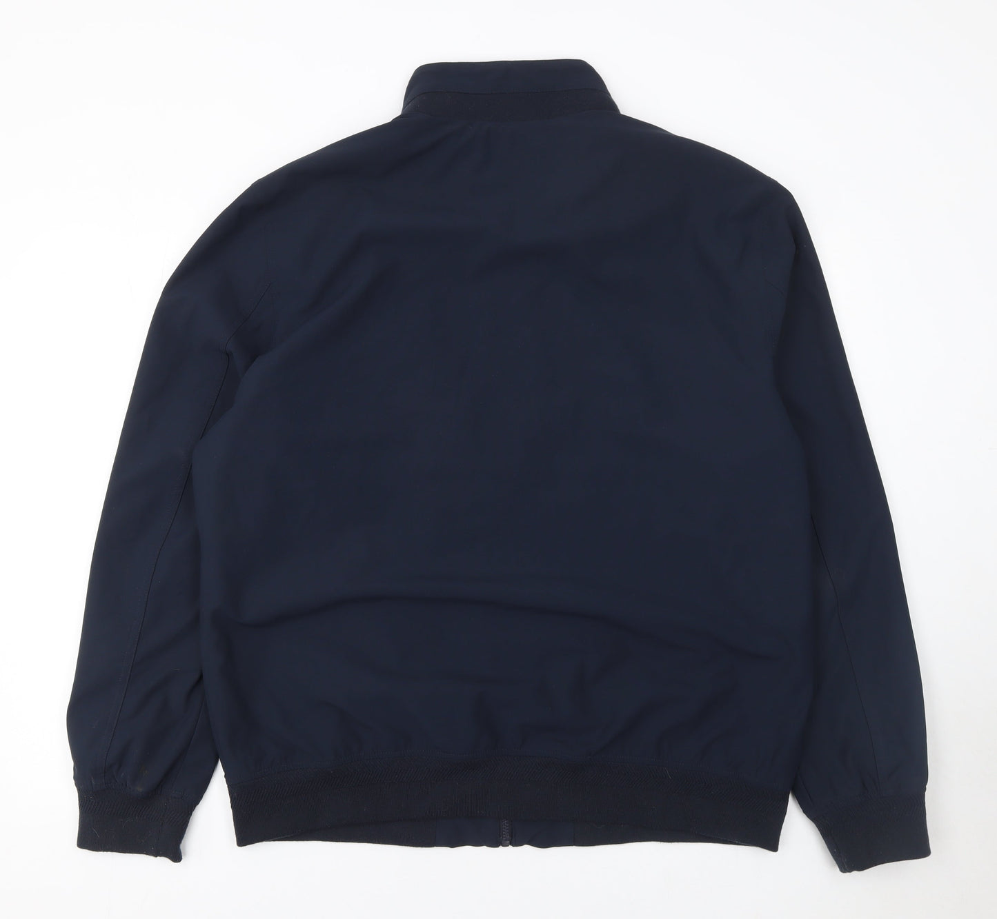 Dunnes Stores Men's Blue XL Basic Jacket Full Zip Classic Style