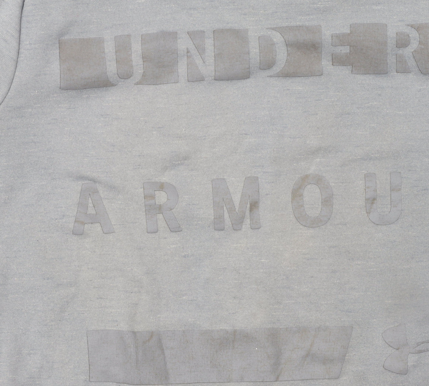 Under Armour Men's Grey Pullover Hoodie Size S Loose Fit Sportswear