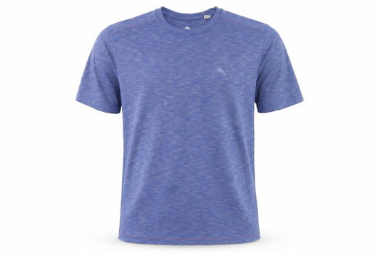 Tommy Bahama Men Blue Short Sleeve Crew Neck T-Shirt L Regular Fit