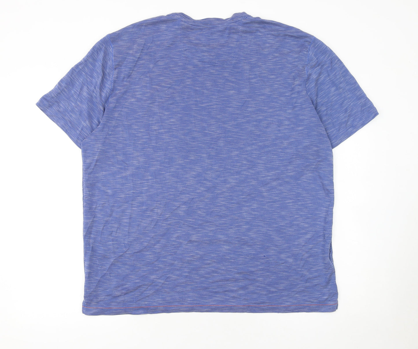 Tommy Bahama Men Blue Short Sleeve Crew Neck T-Shirt L Regular Fit