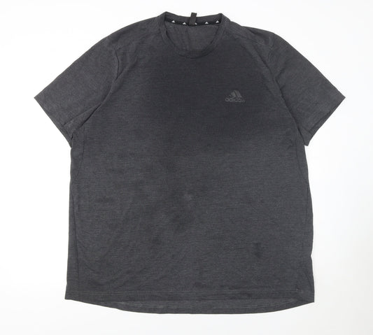 Adidas Men’s Grey 2XL Aeroready Primegreen Sports T-Shirt