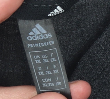Adidas Men’s Grey 2XL Aeroready Primegreen Sports T-Shirt