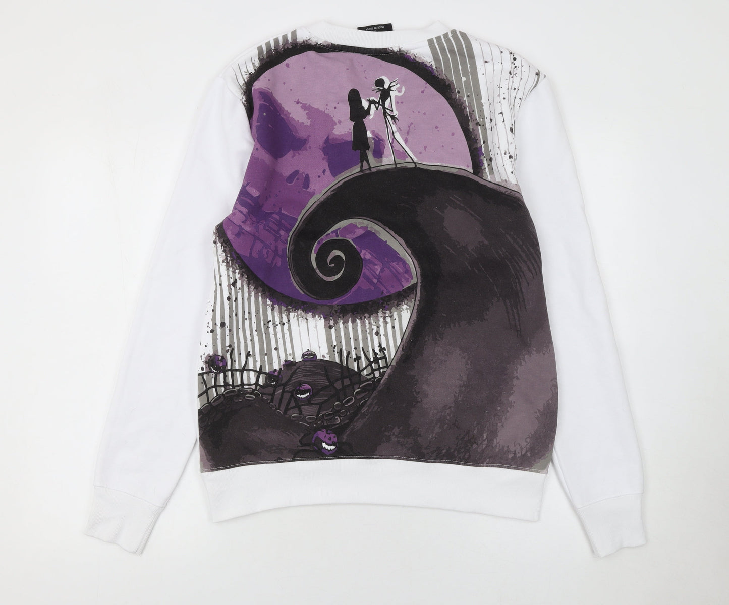 Primark Women White The Nightmare Before Christmas Sweatshirt S