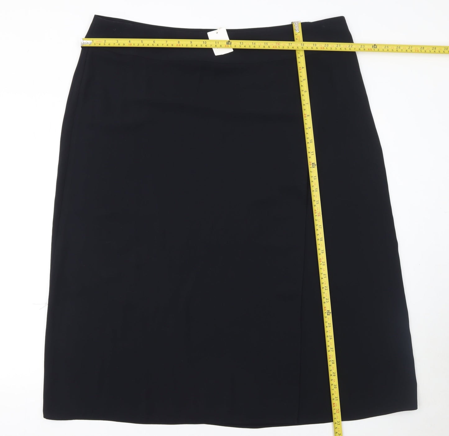 Marks and Spencer Women's Black Size 22 Pencil Skirt