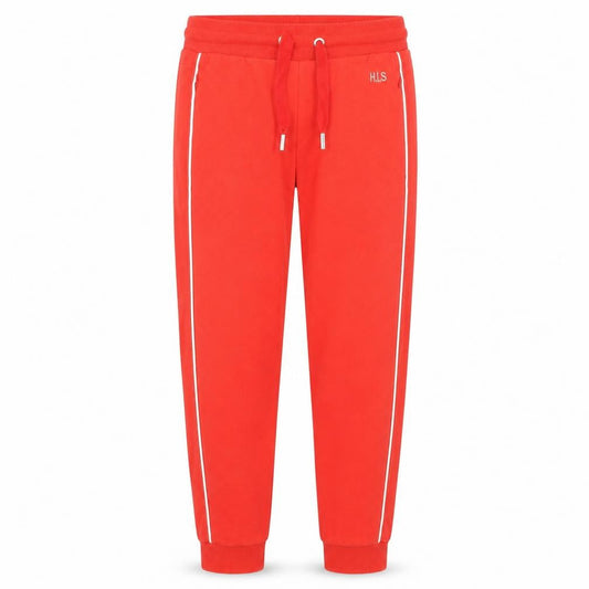 H.I.S Womens Red Jogger Trousers Size 10/12 Cotton Blend Casual