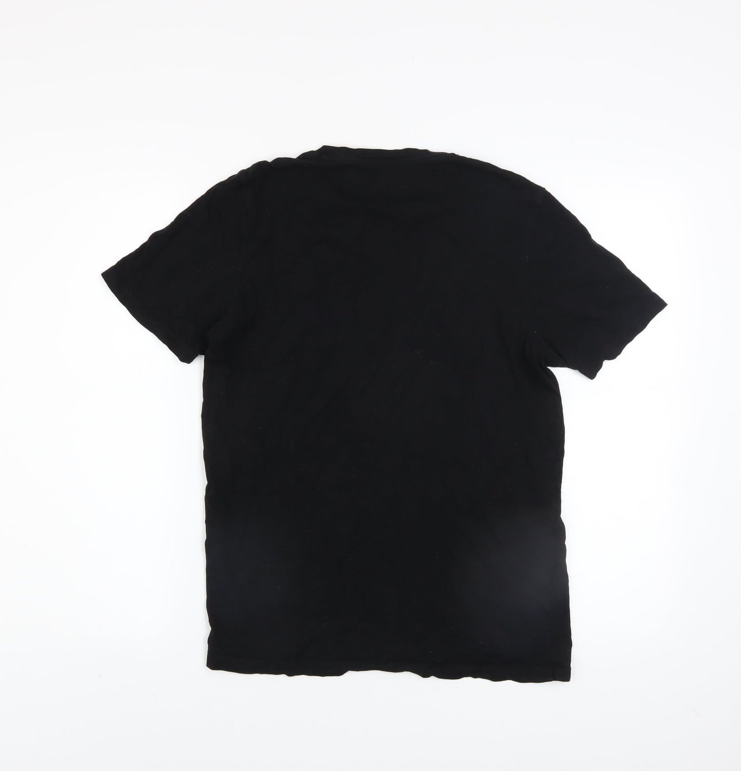 Jack & Jones Core Men's Black Graphic Short Sleeve Cotton T-Shirt M