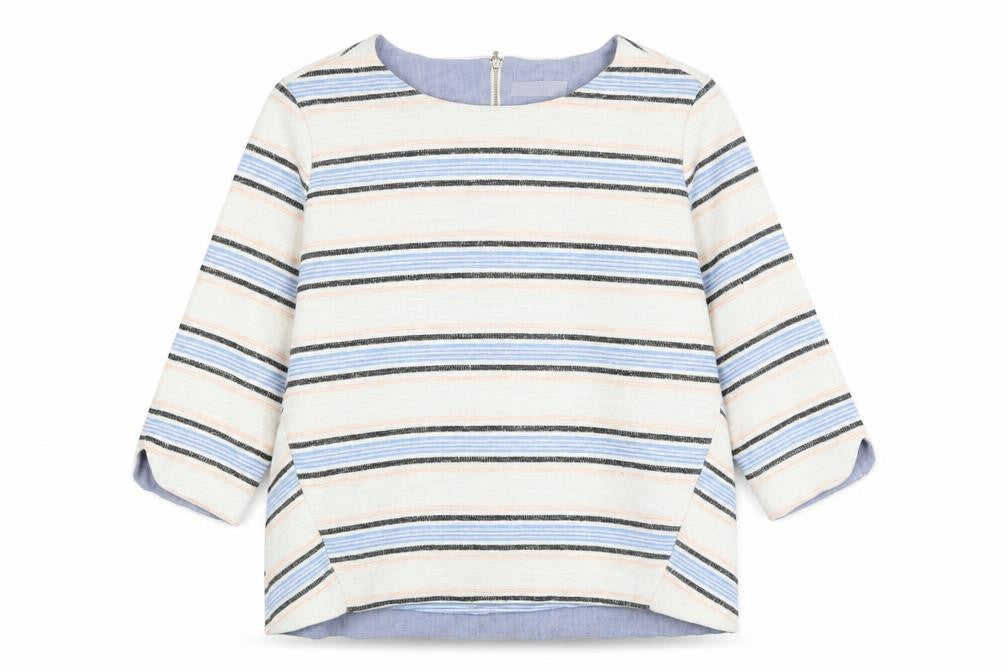 Marks and Spencer Womens Multicoloured Striped Crew Neck Jumper Size 16