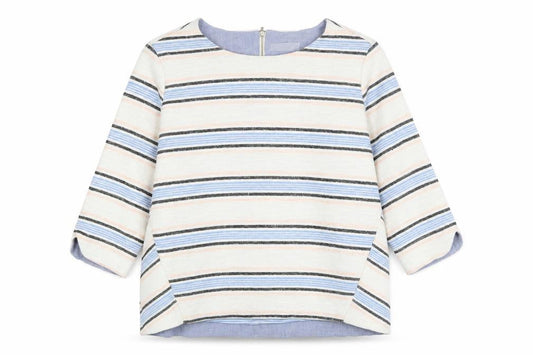 Marks and Spencer Womens Multicoloured Striped Crew Neck Jumper Size 16