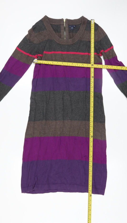 Gap Women’s Multicoloured Striped Knit Sweater Dress Size S