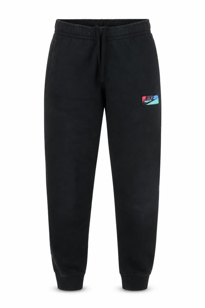 Nike Men's Black XS Jogger Fleece Trousers with Drawstring Waist