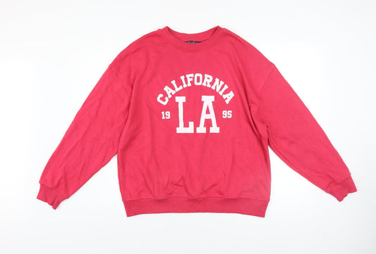 Dunnes Stores Women’s Raspberry California LA 1995 Pullover Sweatshirt Medium