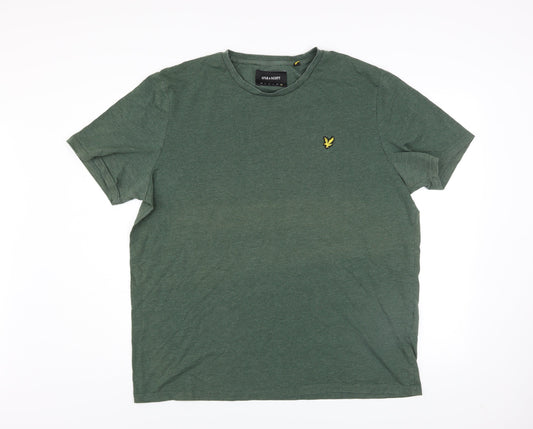 Lyle & Scott Men's Green XXL Crew Neck Short Sleeve T-Shirt
