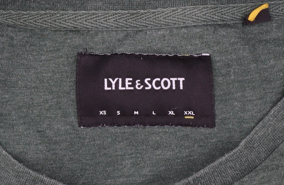 Lyle & Scott Men's Green XXL Crew Neck Short Sleeve T-Shirt