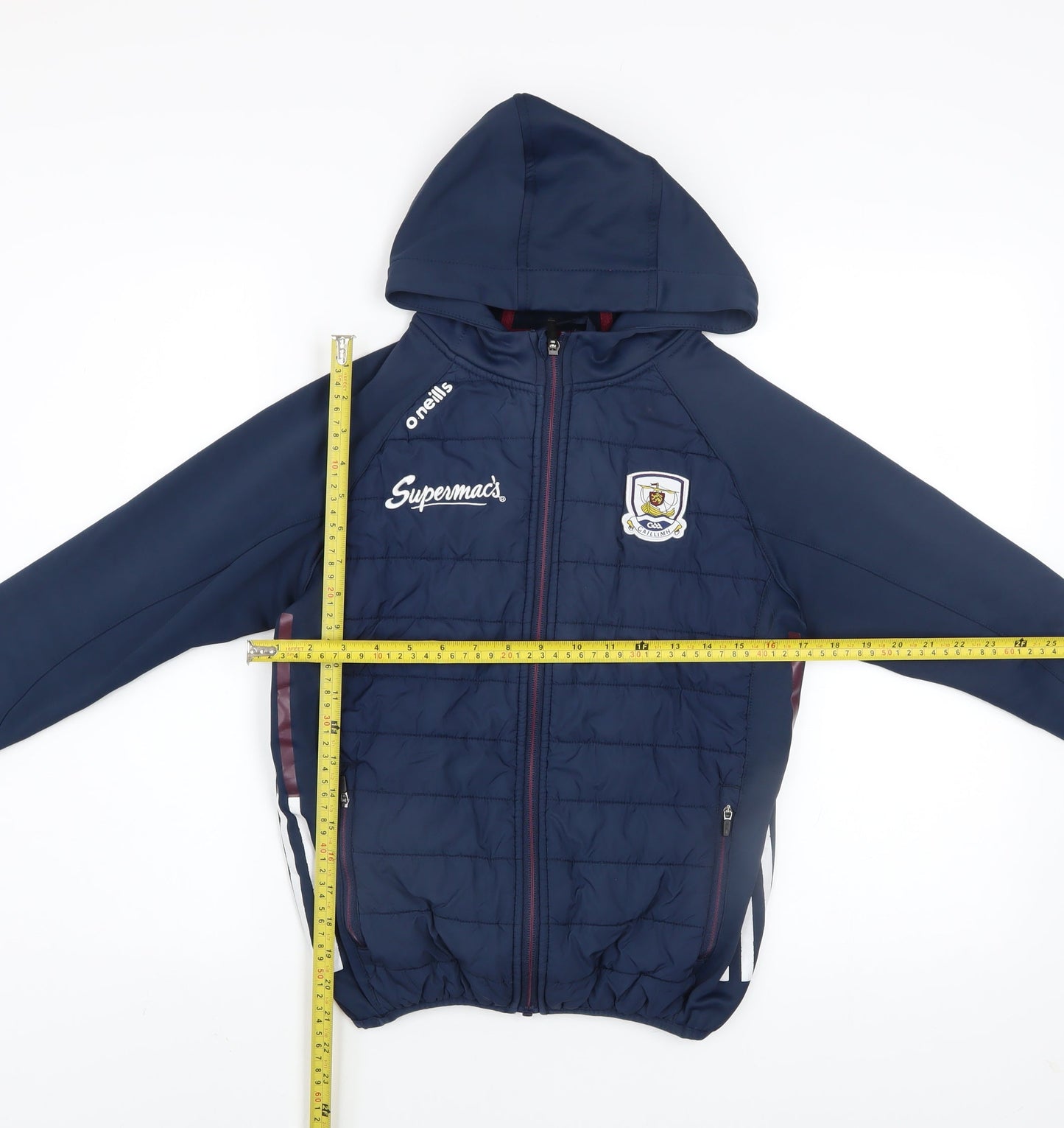 O'Neills Boys Blue 9-10 Years Hooded Softshell Sports Jacket