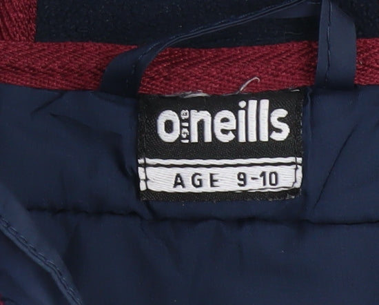 O'Neills Boys Blue 9-10 Years Hooded Softshell Sports Jacket