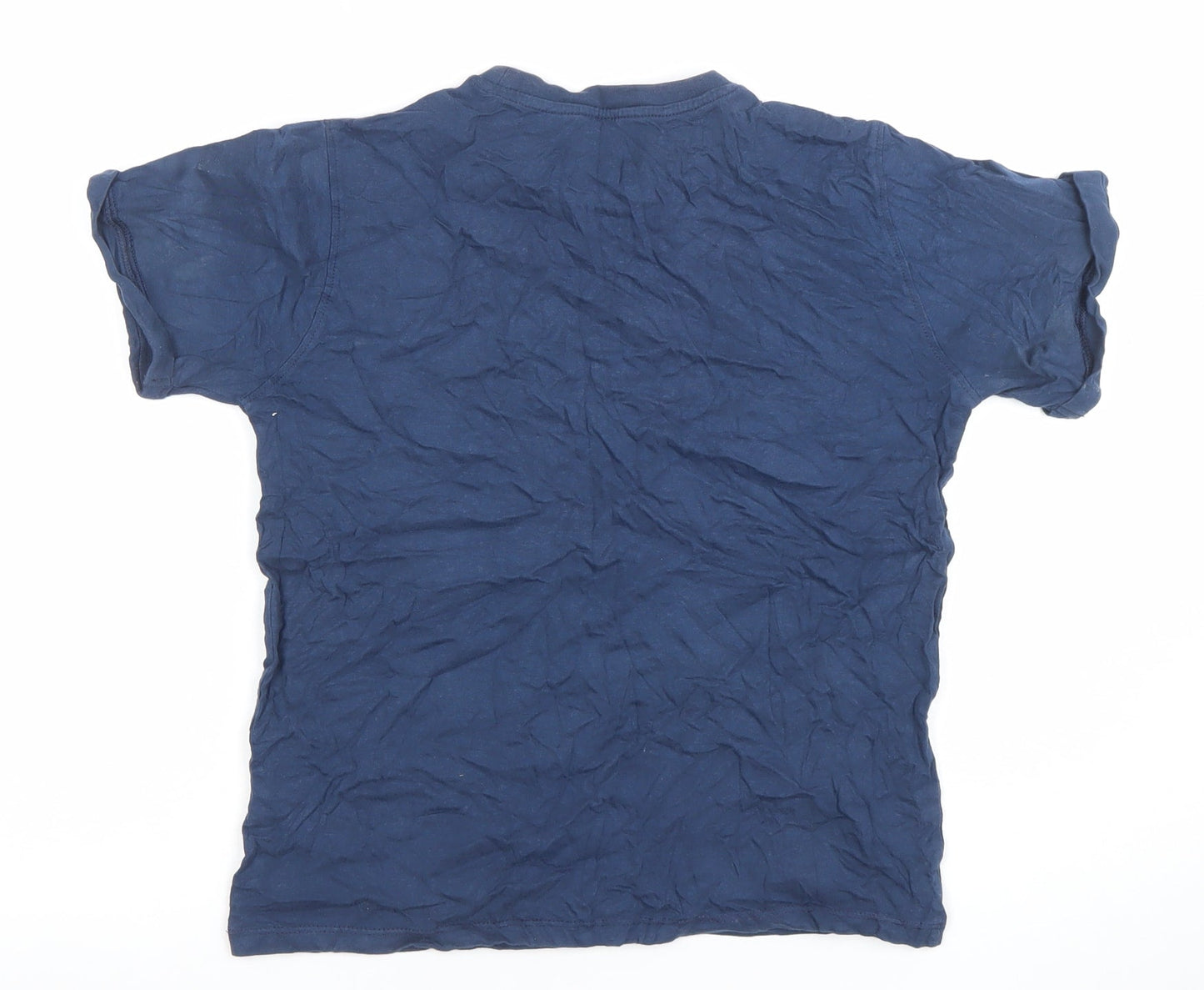 Manor Born Boys Blue Cotton Graphic Top Dog Detective T-Shirt 10-11 Years