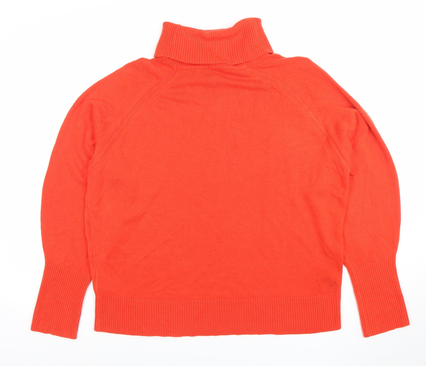 Marks and Spencer Women’s Red Roll Neck Acrylic Jumper Size L